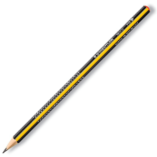 STAEDTLELER NORIS 183 LAPPA DI GRAPHITE triangolare - miniera HB ultra resistente a 2 mm - Legno sostenibile della fores