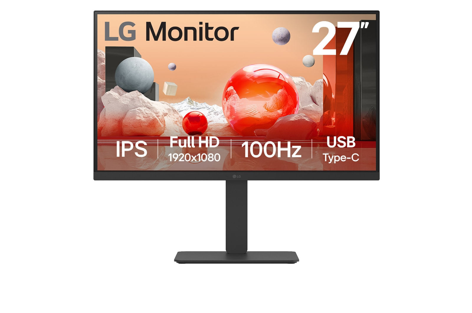 LG 27BA650-B Monitor PC 68,6 cm (27") 1920 x 1080 Pixel Full HD LCD Nero