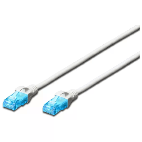 Digitus cavo rete utp cat. 5e non schermato - lunghezza mt. 3 - colore bianco Digitus Cavo patch U/UTP CAT 5e