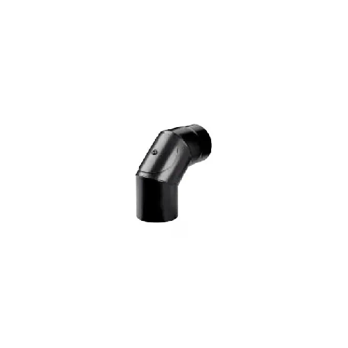 Save Fumisteria Gomito Pellet 90 Gradi con Ispezione Nero Opaco 12cm SAVE Fumisteria Plus NNO1208 Gomito per canna fumaria Nero