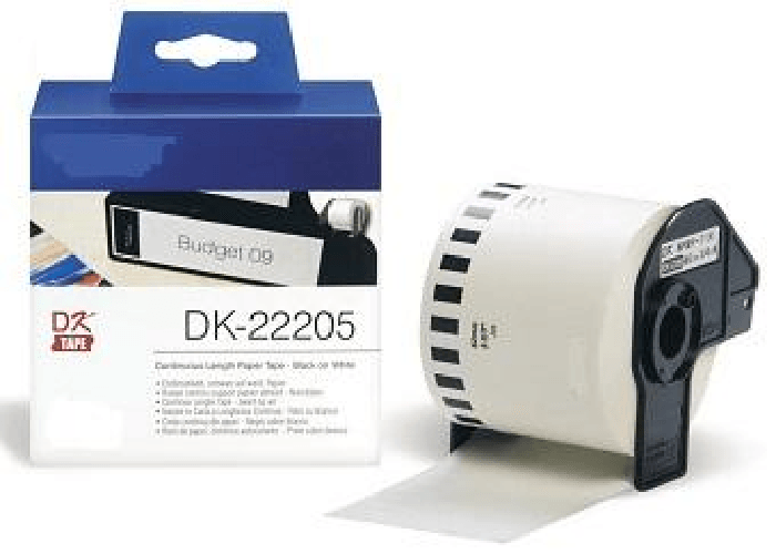 White 62mmX30.48m for Brother P-Touch QL1000 1050 1060