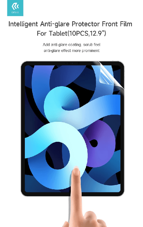 DEVIA Pellicola salva schermo Tablet Max 12,9'' Opaca Antiimpronte