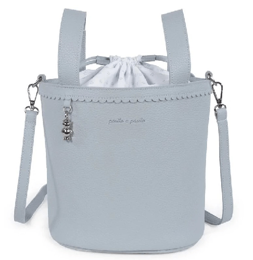 Pasito a Pasito Borsa in Ecopelle BUCKET BAG ICON SKY