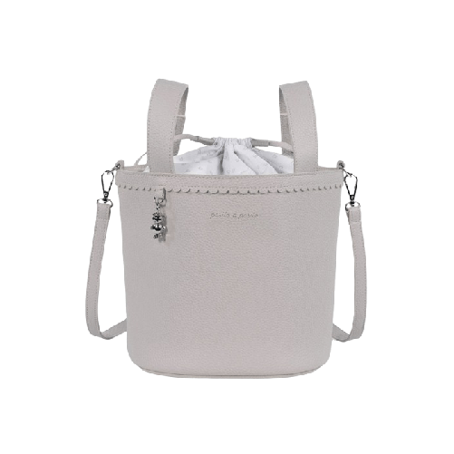 Pasito a Pasito Borsa in Ecopelle BUCKET BAG ICON SMOKE