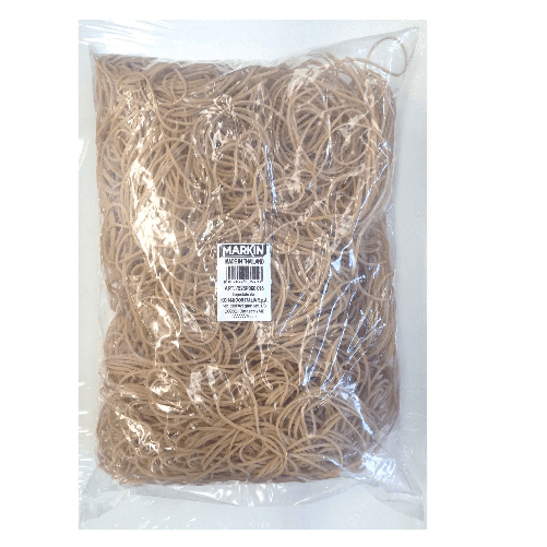 MARKIN ELASTICO PARA D 50MM 1KG Markin Markin elastico in gomma ambra 50mm - confezione 1kg - forniture per ufficio