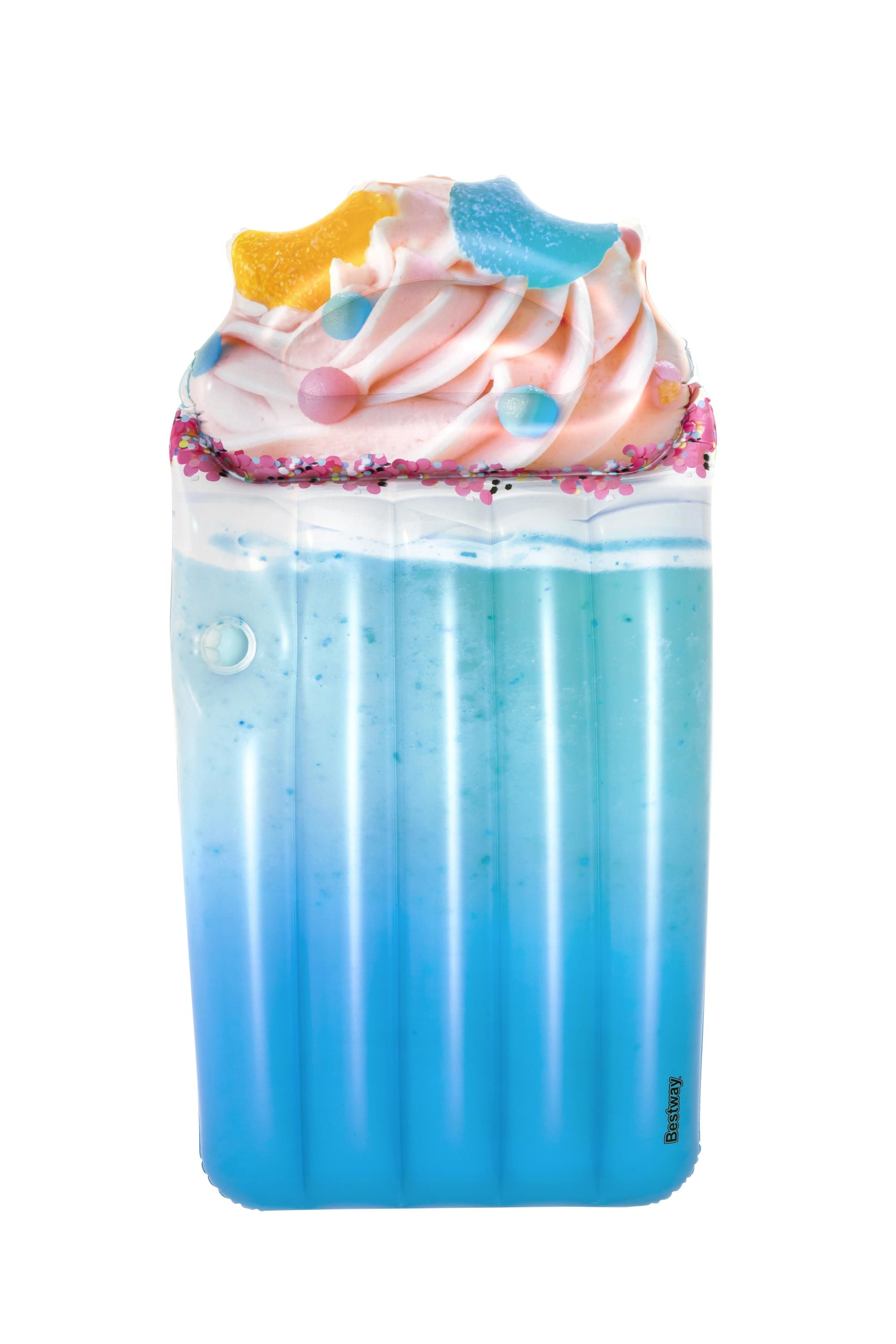 Bestway 43397 galleggiante da piscina e da spiaggia Multicolore Immagine PVC Materassino galleggiante Bestway Materassino Gonfiabile stampa frappè Mar