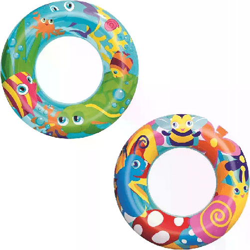 Bestway Ciambella gonfiabile salvagente 56cm Bestway 2pz piscina mare stampe assortite Moulage Général Méridional 36013B piscina per bambini
