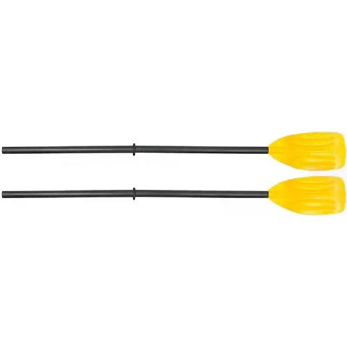 Bestway set 2 remi in plastica coppia pagaie 124cm per canoa kayak canotto 62015 Bestway 62015 racchetta 2 pz Nero, Giallo Plastica