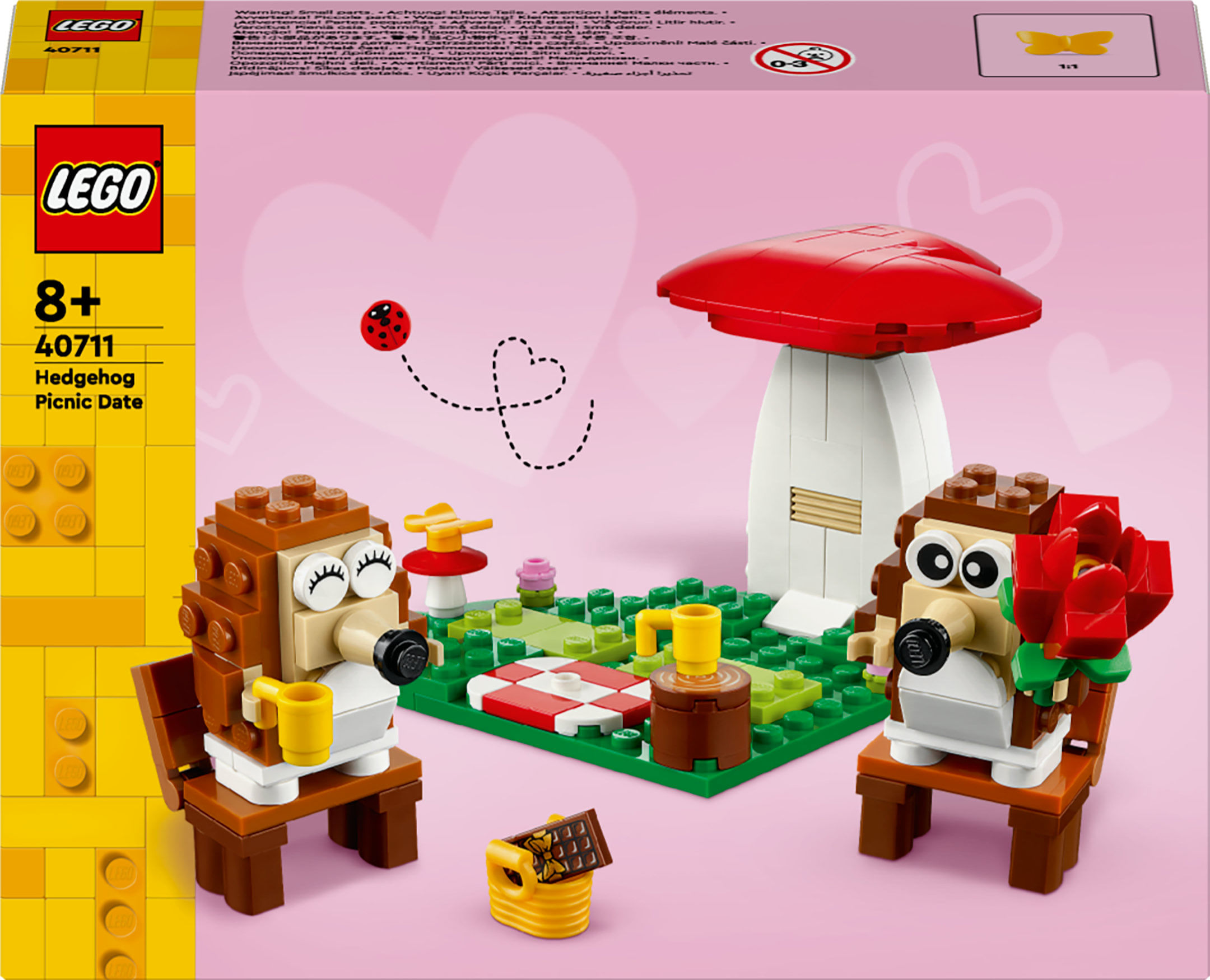 Lego Set di Costruzioni Lego Hedgehogs' Picnic LEGO Appuntamento romantico dei ricci