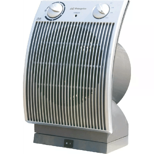 Orbegozo FH 6035 stufetta elettrica Argento 2200 W Riscaldatore ambiente elettrico con ventilatore