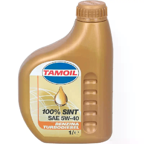 Nessun Brand Tamoil Olio Lubrificante 100% SINT SAE 5W-40 1 litro 9578 motori a benzina Tamoil Sint 5W40 B-D LT.1