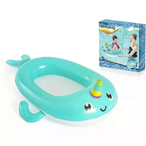 Bestway 34120 galleggiante per nuoto da bambini PVC Blu, Bianco Barca da bambino