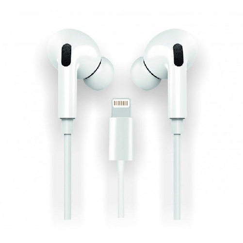 TechOnetech Ear Tech Hop Authfone intralerali Lightning interno - Microfono integrato - Assistente vocale - Cavo da 1,20