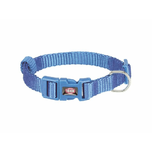 TRIXIE 20142 collare per cani e gatti Blu Nylon XS-S Cane Collare standard Trixie Collare per Cani Trixie New Premium Blu cobalto XS/S 22-35 cm