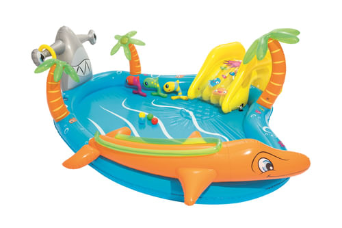 Bestway Play Center Gioco Gonfiabile Vita Marina Piscina bambini Bestway 280x257x87 cm Bestway 53067 gioco gonfiabile