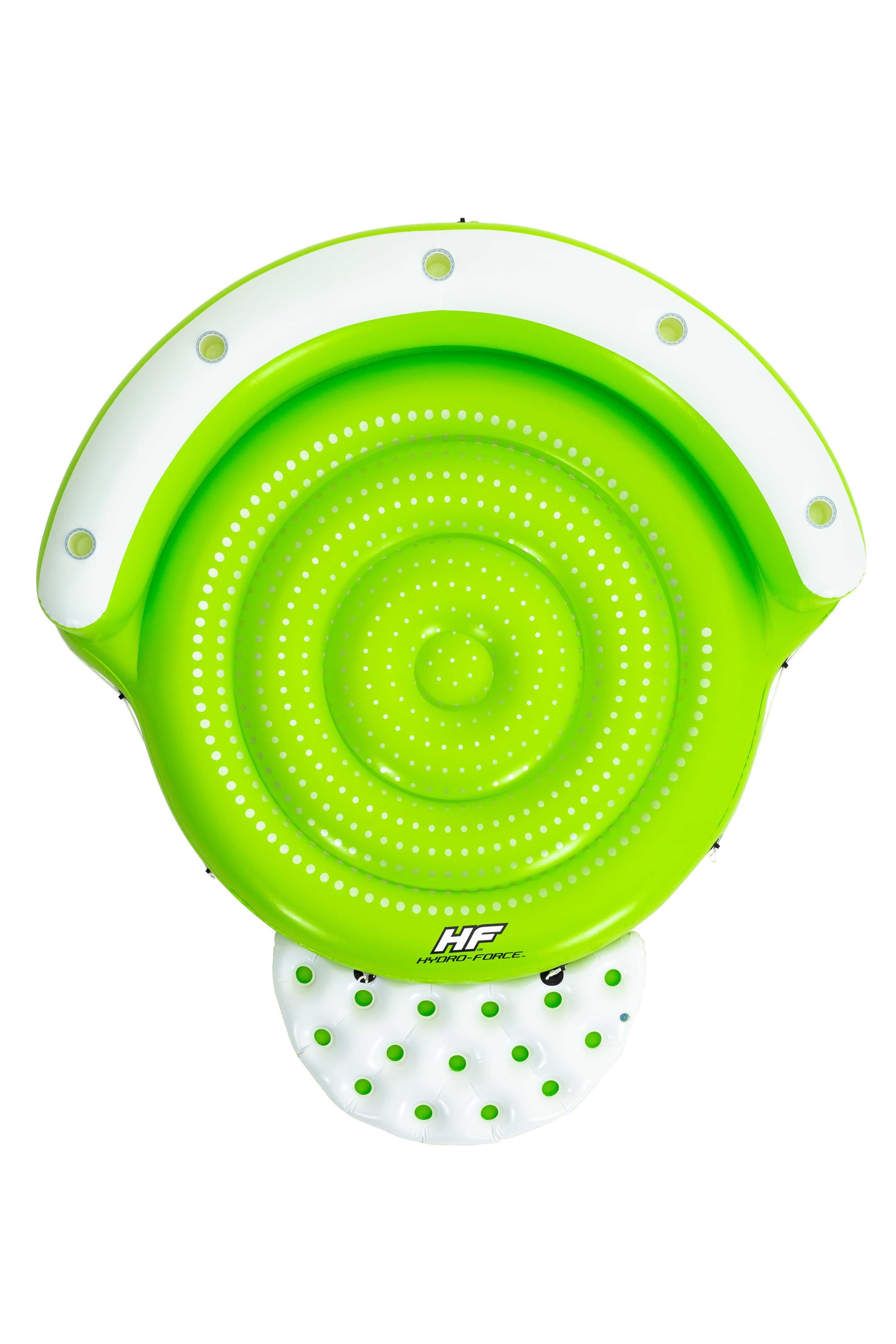 Bestway 43120 galleggiante da piscina e da spiaggia Verde, Bianco Monocromatico PVC Isola galleggiante