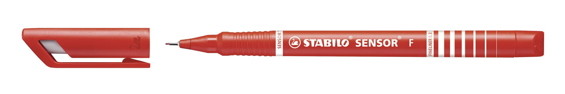 Stabilo FINELINER STABILO SENSOR PUNTA 0.3MM ROSSO STABILO SENSOR fine penna tecnica Rosso 1 pz