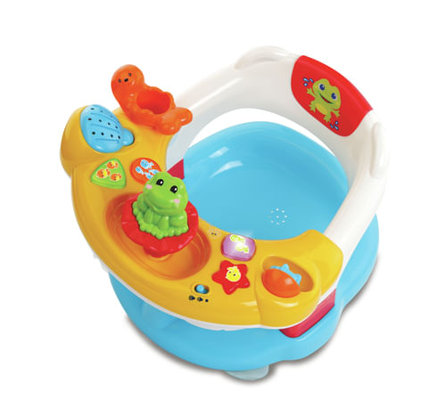 Vtech Baby Seggiolino per Neonati Vtech Baby Super 2 in 1 Interactive VTech Super Siege De Bain Interactif 2 en 1