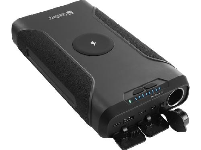 Sandberg Survivor Powerbank 7in1 72000 Ioni di Litio 72000 mAh Carica wireless Nero