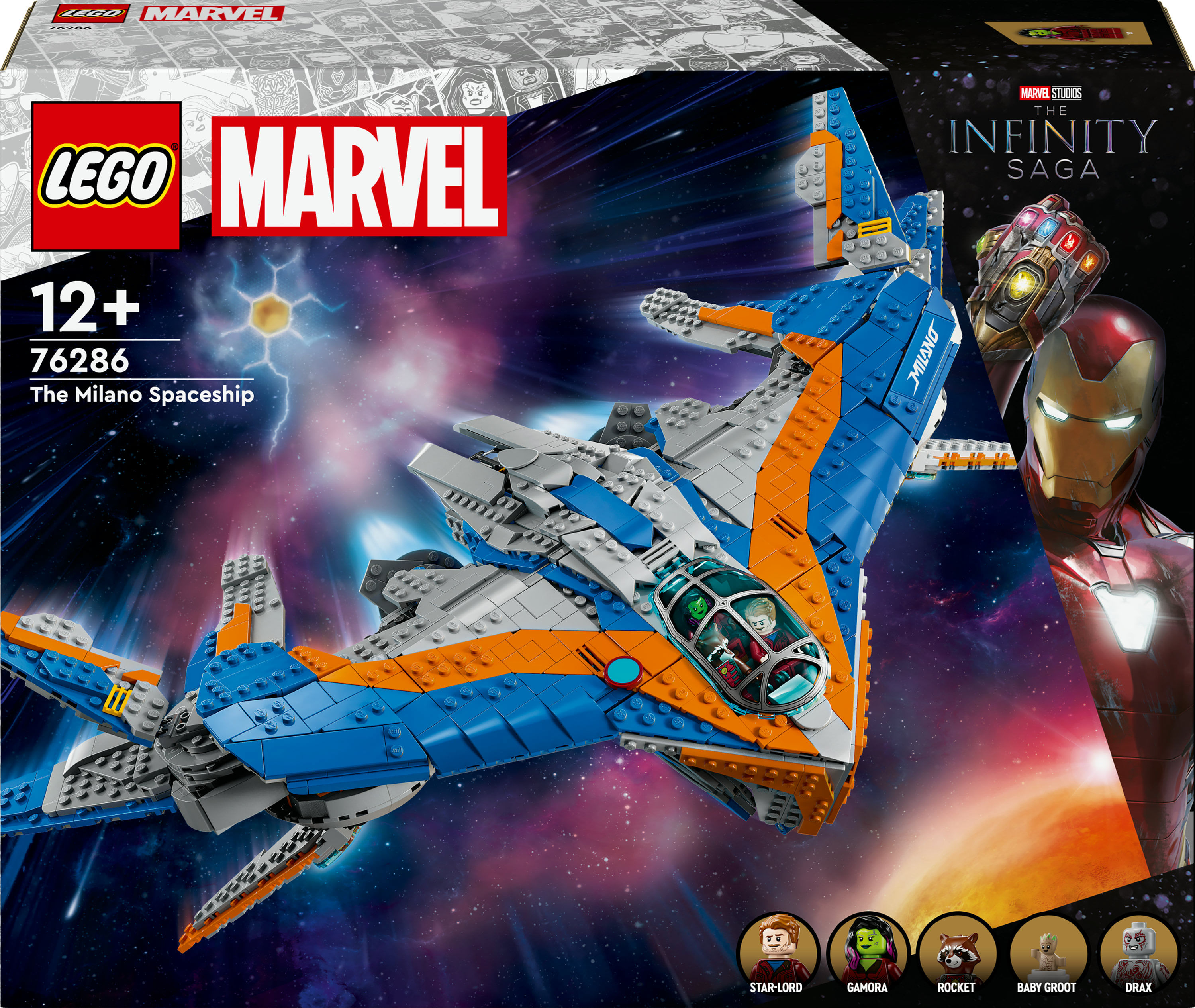 Lego Set di Costruzioni Lego 76286 Guardians of the Galaxy: Milano Starship Multicolore 2090 Pezzi LEGO Guardiani della Galassia: Milano
