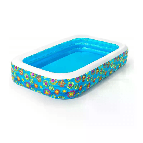 Bestway Piscina gonfiabile fuoriterra rettangolare bambini cm 305x183x56 54121 Bestway 54121 piscina per bambini Piscina gonfiabile