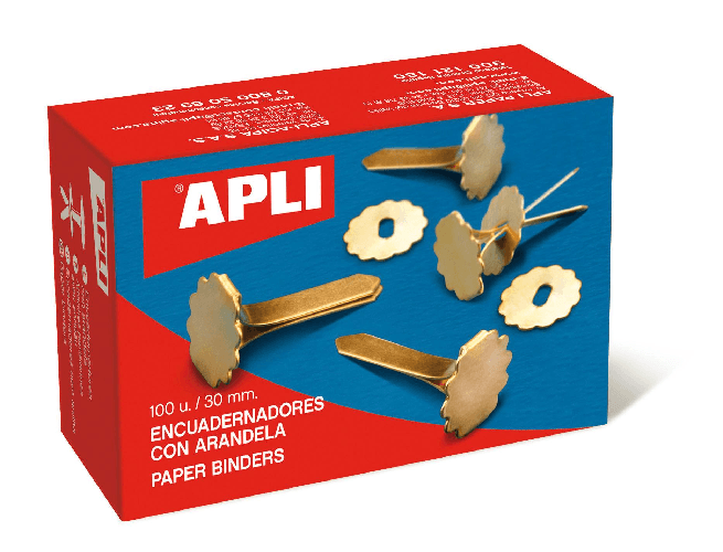 APLI Curreristi in metallo con lavaggio - 30 mm - incluso