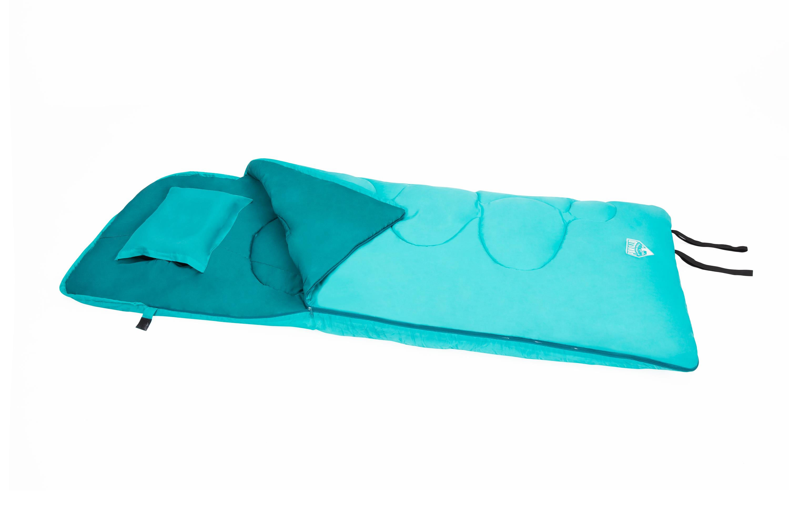 Bestway Sacco a pelo Bestway invernale 205X90 cm cuscino campeggio viaggio imbottitura Bestway 68101 sacco a pelo Sacco a pelo rettangolare Poliestere