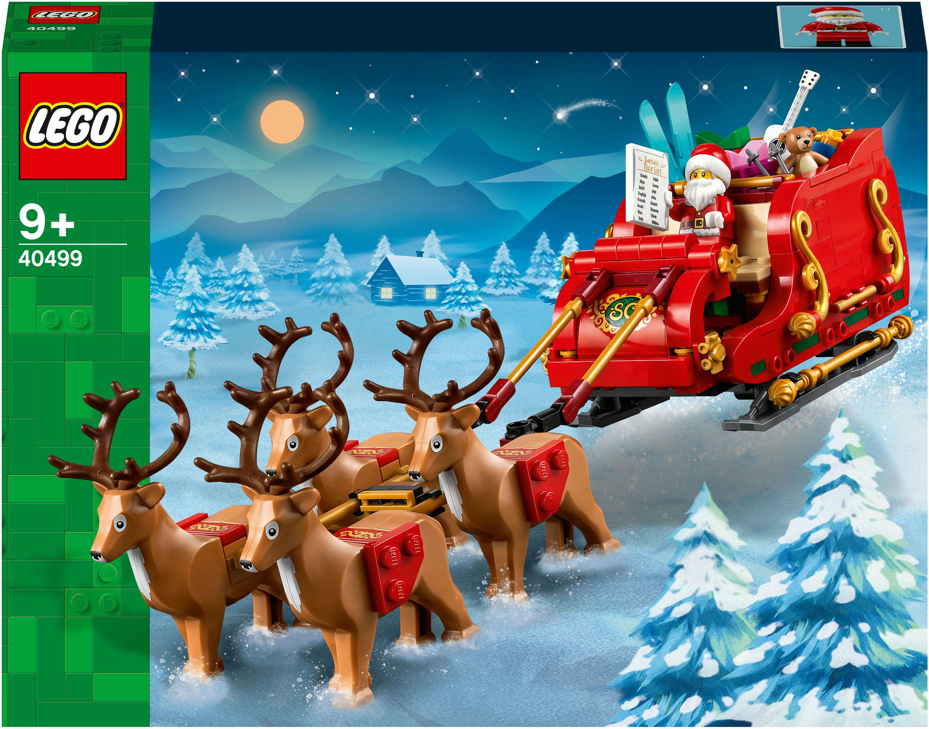 Lego Set di Costruzioni Lego 40499 Santa s Sleigh Multicolore LEGO Exclusives La slitta di babbo Natale
