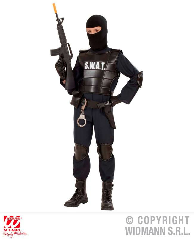 W Widmann Milano Party Fashion WIDMANN Agente S.W.A.T. (Costume, Giubbotto Antiproiettile WIDMANN Agente S.W.A.T. (Costume, Giubbotto Antiproiettile,