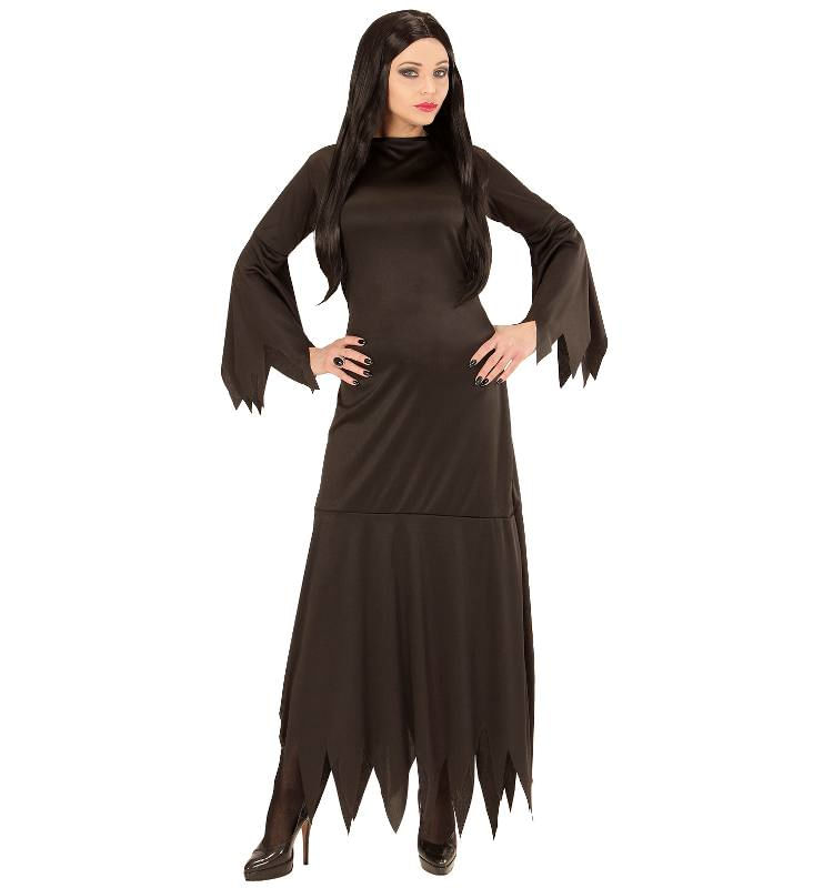 W WIDMANN MILANO Party Fashion WIDMANN 07191 COSTUME MORTISIA ADDAMS S ECONOMICO #071A WIDMANN Cost.Mortisia (Vestito) Taglia (S)