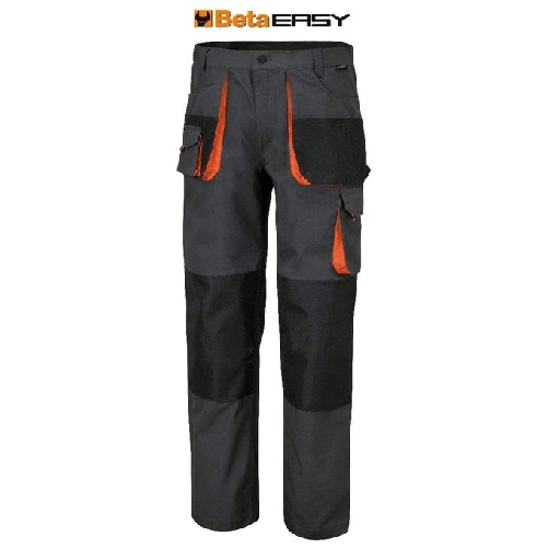 BETA Pantaloni easy canvas grey tg.s