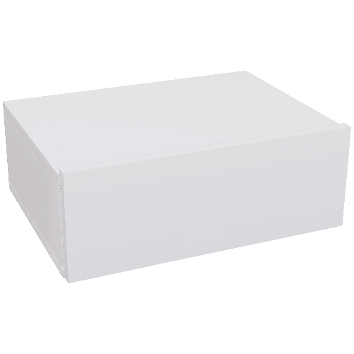 HOMCOM Comodino Sospeso Moderno con Cassetto, in Legno, 40x30x15 cm, Bianco