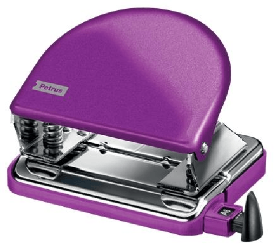 Trapano perforatore Classic 52 Metal Classic - Fine a 20 fogli - marchi di forma - Facile svuotamento - Punzoni 5.5 mm -
