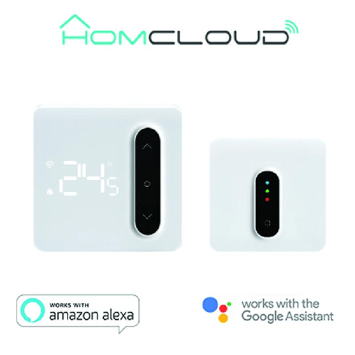 Cronotermostato digitale Smart Homcloud Wi-Fi + ricevitor RF