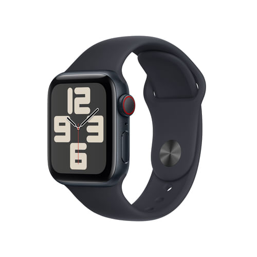 Apple Watch SE OLED 40 mm Digitale 324 x 394 Pixel Touch screen 4G Nero Wi-Fi GPS [satellitare] (APPLE WATCH SE CELL 40M Apple Watch SE OLED 40 mm Dig