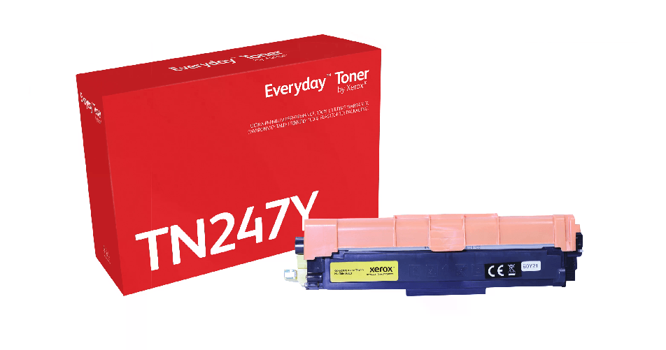 Xerox Everyday Toner di Xerox Giallo compatibile con Brother TN247Y, High capacity Everyday Toner di Xerox Giallo compatibile con Brother TN247Y,