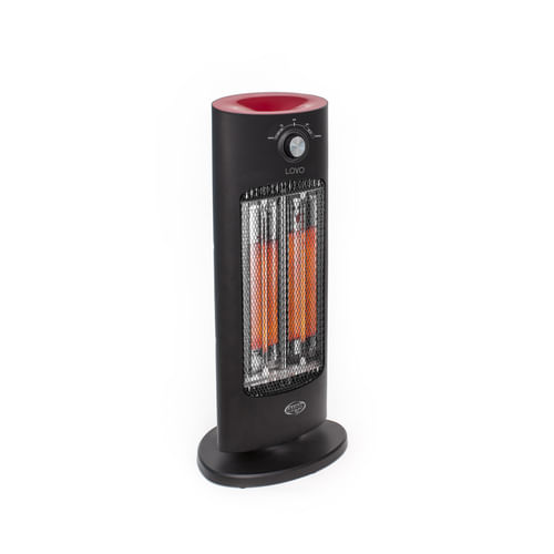 Argoclima 191070203 stufetta elettrica Interno Nero, Rosso 800 W Riscaldatore di ambienti elettrico al quarzo