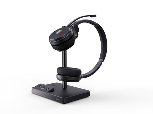 Yealink WH62 Dual UC Auricolare Wireless A Padiglione Ufficio Micro-USB Base di ricarica Nero