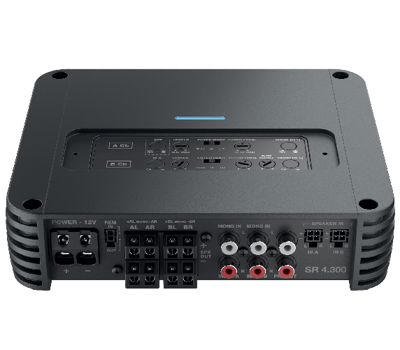 Audison SR 4.300 - Amplificatore per auto 4 canali classe D 4x130W 2ohm