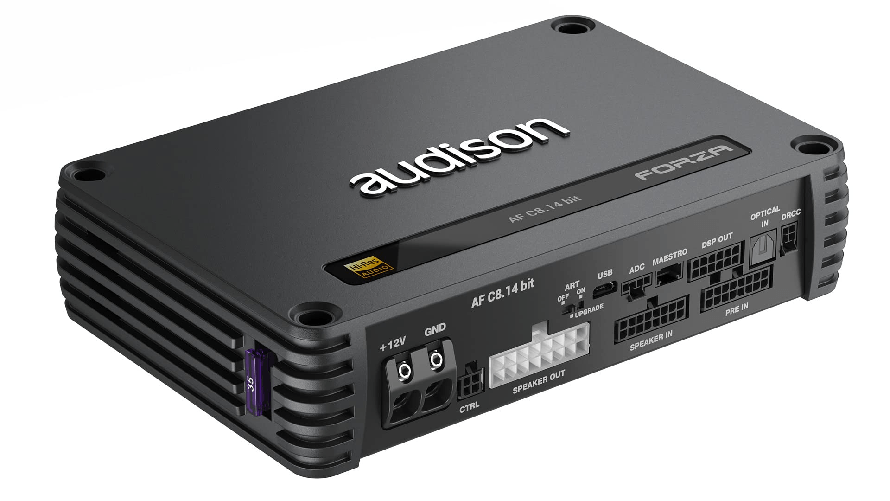 Audison AF C8.14 bit - Amplificatore per auto 8 canali Classe D 8x100W 2ohm con DSP 14 canali