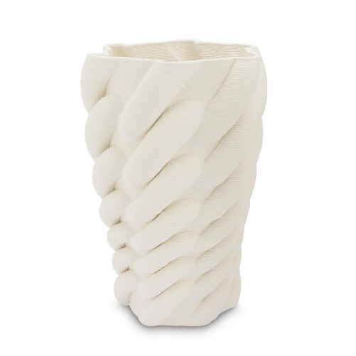 Vaso Deco Intreccio M TRAMA con stampa in 3D