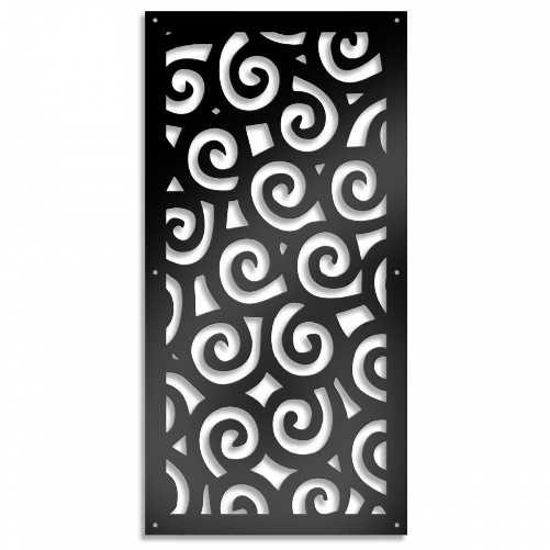 Signorbit RICCI - Pannello Quadro arredo PVC traforato - PARASOLE bianco / 47x94 cm