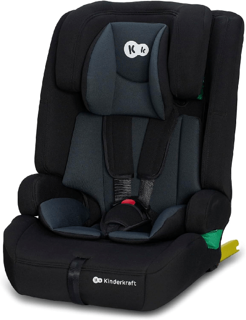 Kinderkraft Seggiolino Auto SAFETY FIX 2 BLACK da 76 a 150 cm (9-36 Kg)