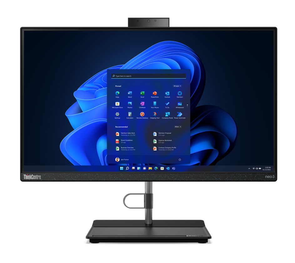 Lenovo ThinkCentre neo 30a Intel Core i3 i3-1215U 54,6 cm (21.5") 1920 x 1080 Pixel PC All-in-one 8 GB DDR4-SDRAM 256 GB SSD Windows 11 Pro Wi-Fi 6