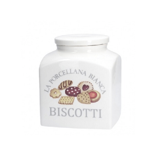 Biscottiera Conserva decorata porcellana 3,5L.