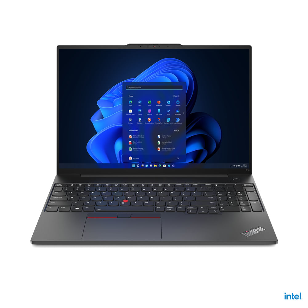 Lenovo ThinkPad E16 Intel Core i5 i5-1335U Computer portatile 40,6 cm (16") WUXGA 16 GB DDR4-SDRAM 512 GB SSD NVIDIA GeForce MX550 Wi-Fi 6 (802.11ax