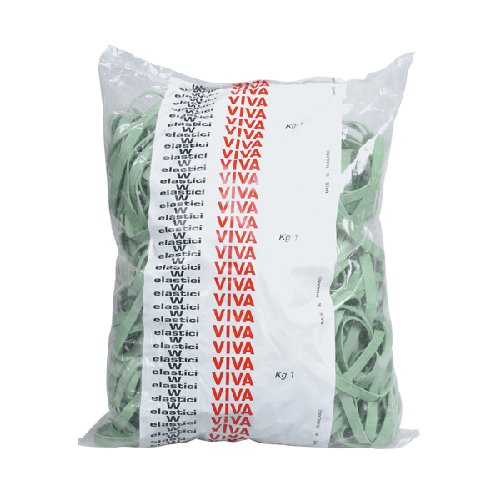 ELASTICO FETTUCCIA VERDE Ø70 T8 SACCO DA 1KG