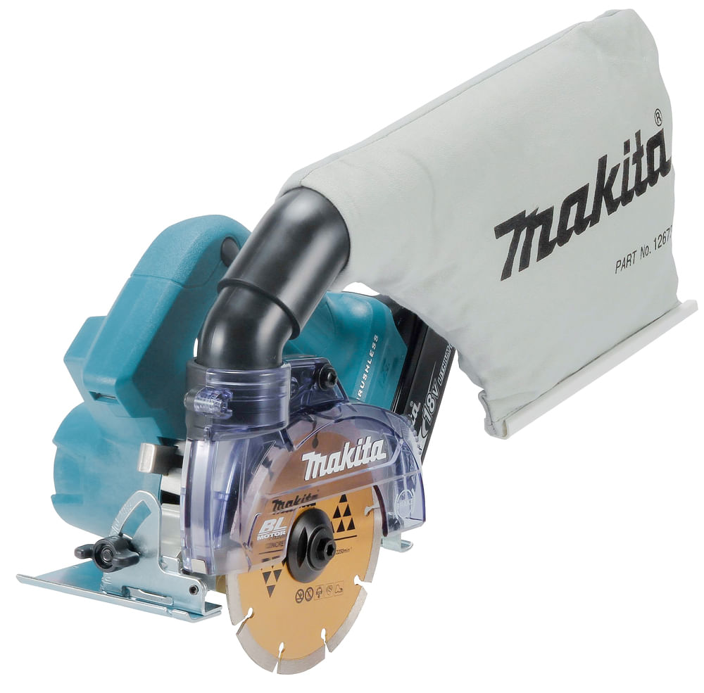 Makita DCC500Z - sistema di taglio al diamante - senza fili - senza batteria senza caricabatterie - 18 V Makita DCC500Z sega circolare portatile 12,5
