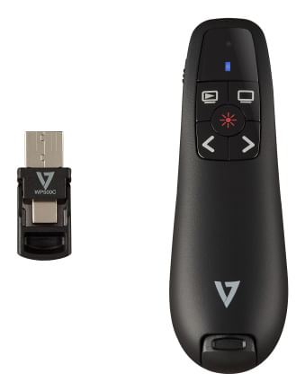 V7 Presentatore Wireless WP500C Doppio USB-C + USB-A - 2,40 GHz RF