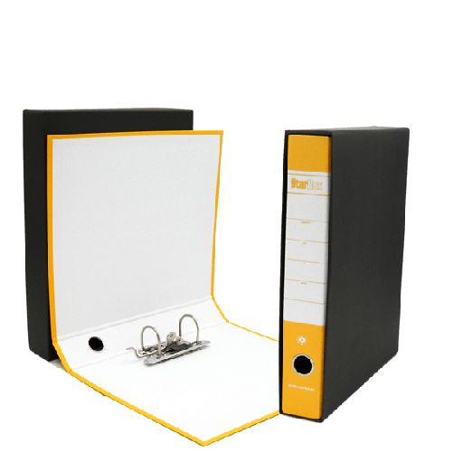 STARLINE Registratore STARBOX f.to commerciale dorso 5cm giallo STARLINE